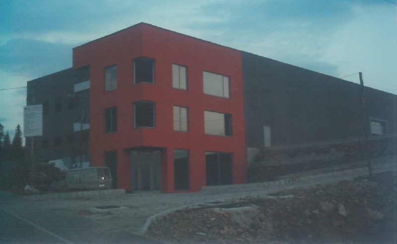 Het bouwen van de Gledring fabriek