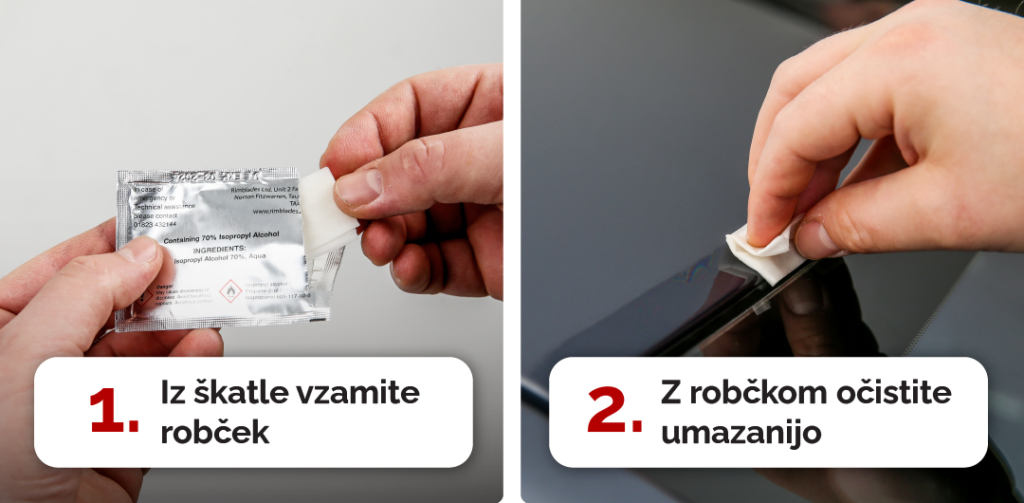 2. Čiščenje površine